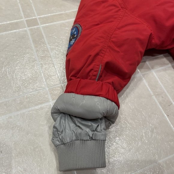 MEC Toaster Snowsuit Red & Grey Size 4 - Picture 5 of 9